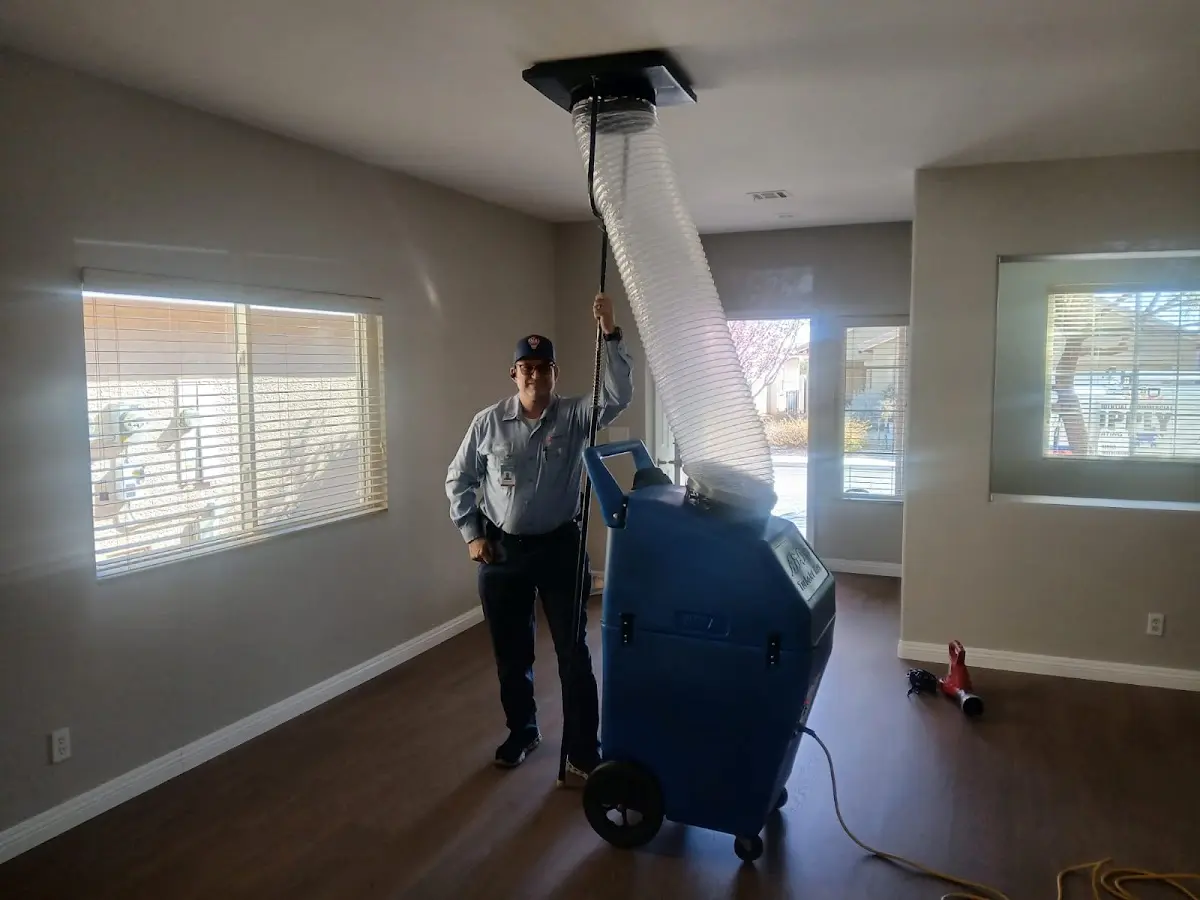 Professional Dryer Vent Cleaning work inside a Key Biscayne home